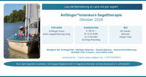 Anfänger*innenkurs Segeltherapie Oktober 2026